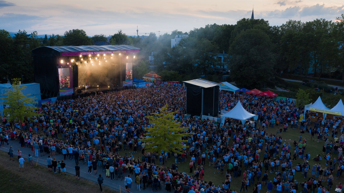 Endlich wieder Sommerfestival-Feeling im Mangfallpark!