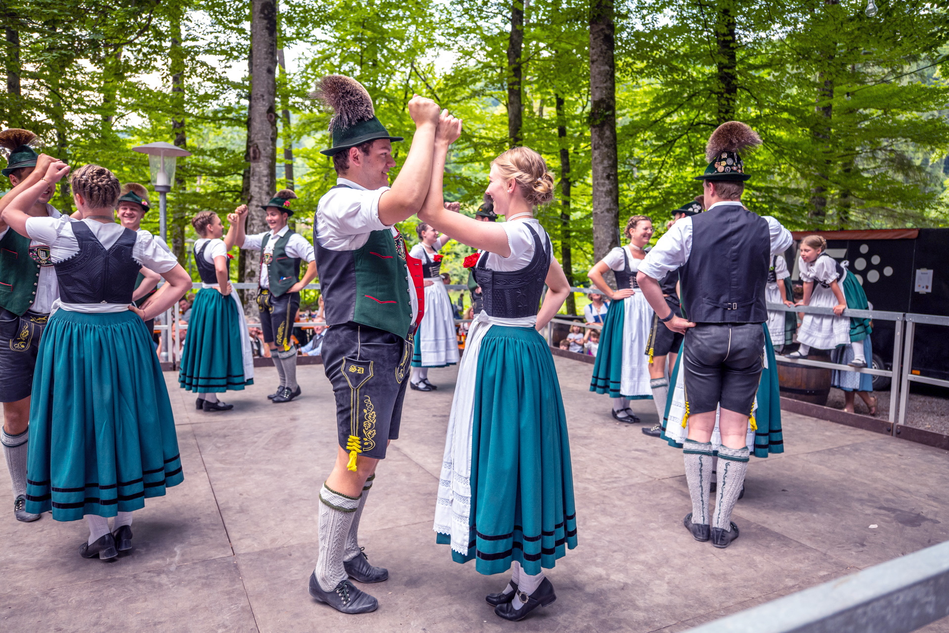 Waldfest-Freuden in Nußdorf am Inn