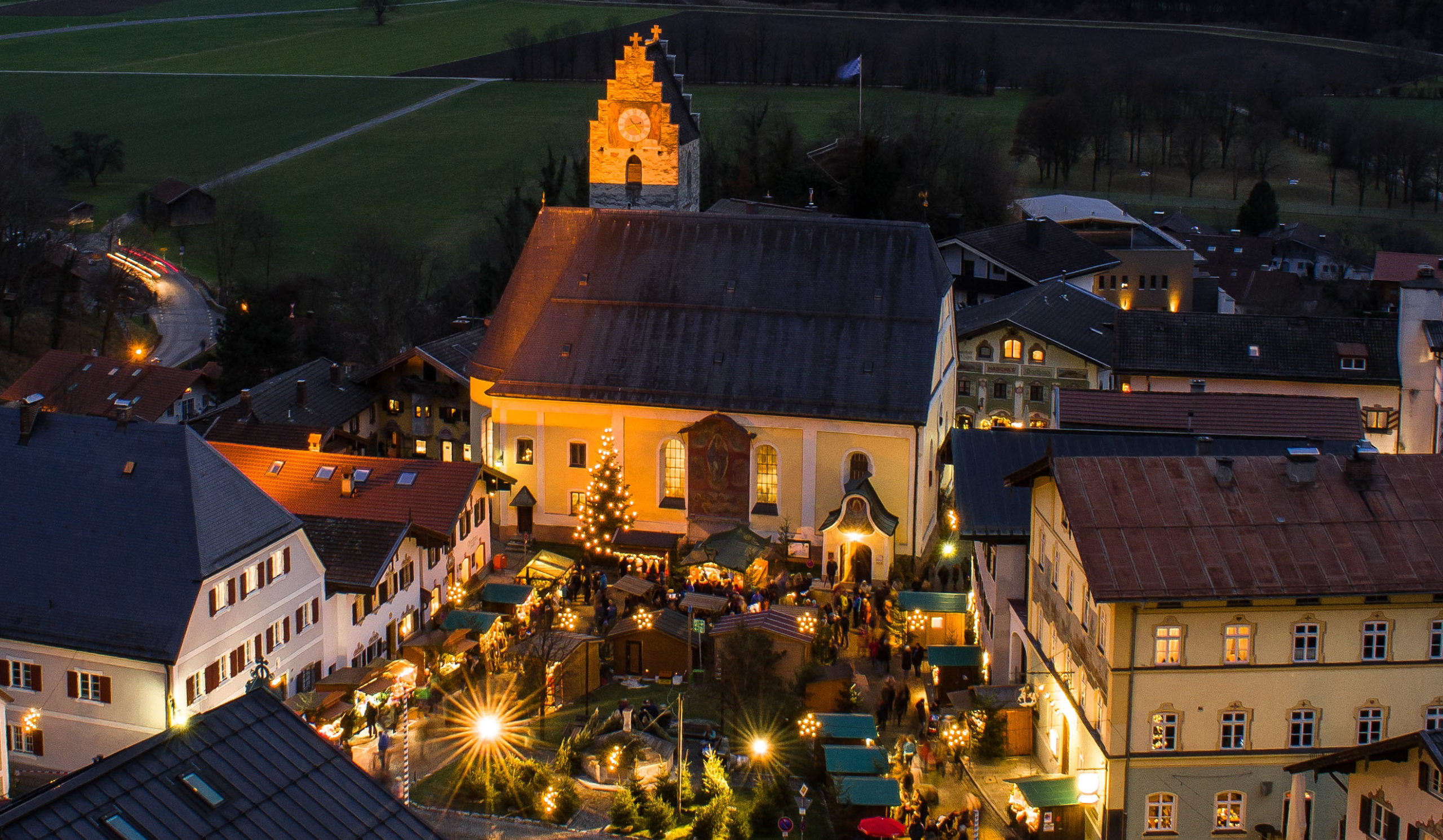 Stimmungsvolle Atmosphäre in Neubeuern