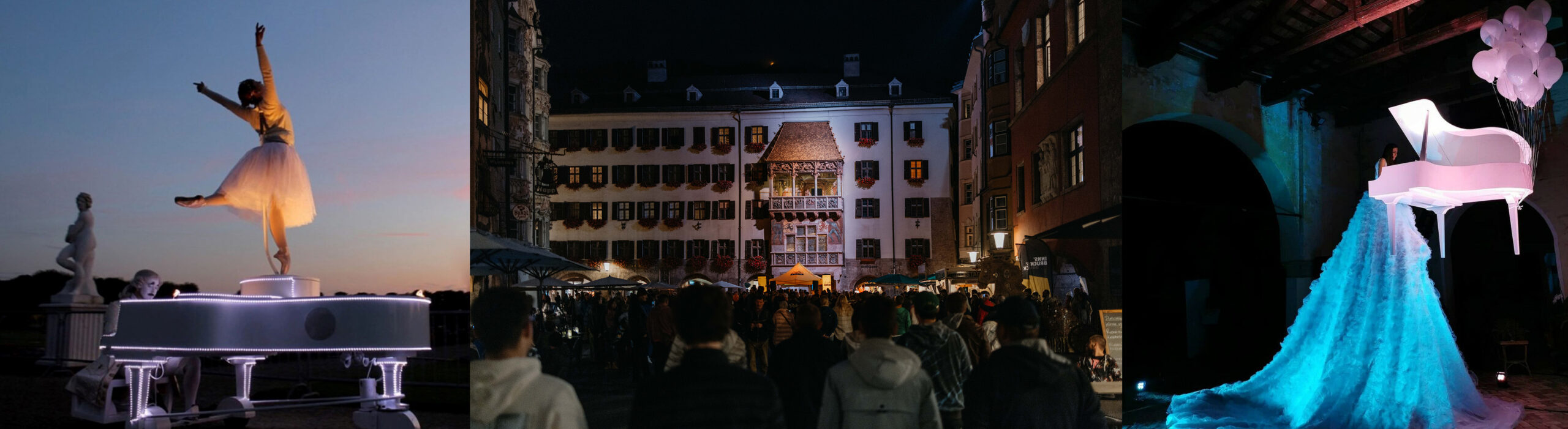 Einkaufserlebnis im Klavier-Takt bei lnnsbrucks Shopping Night