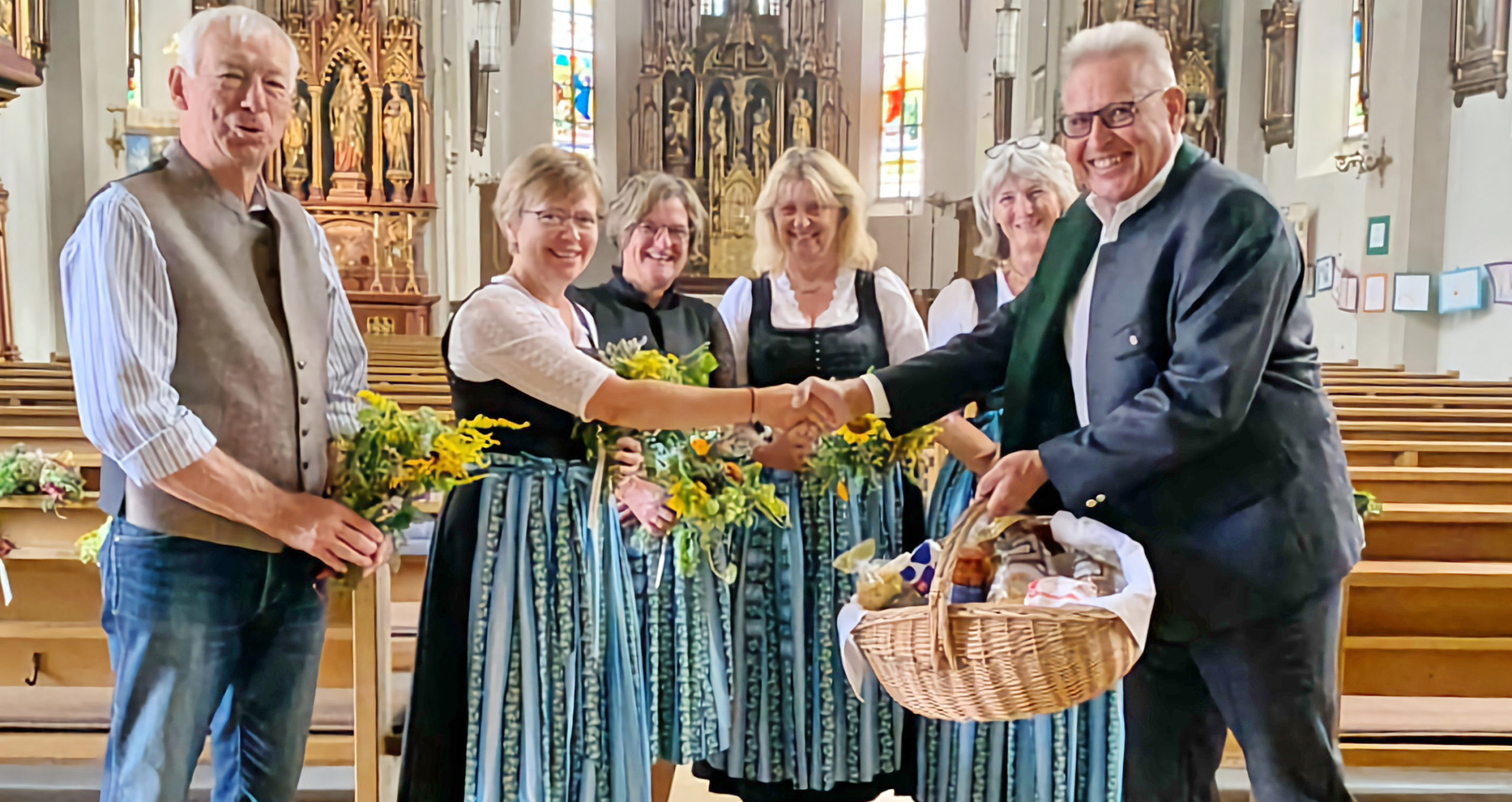 Kräuterbuschen für die Tafel